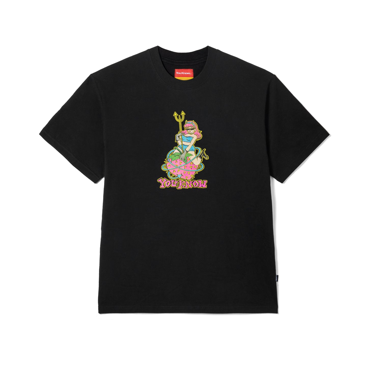 YOU KNOW… We Edn Angle Tee in Black
