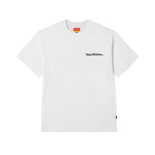 YOU KNOW… Address Tee in White