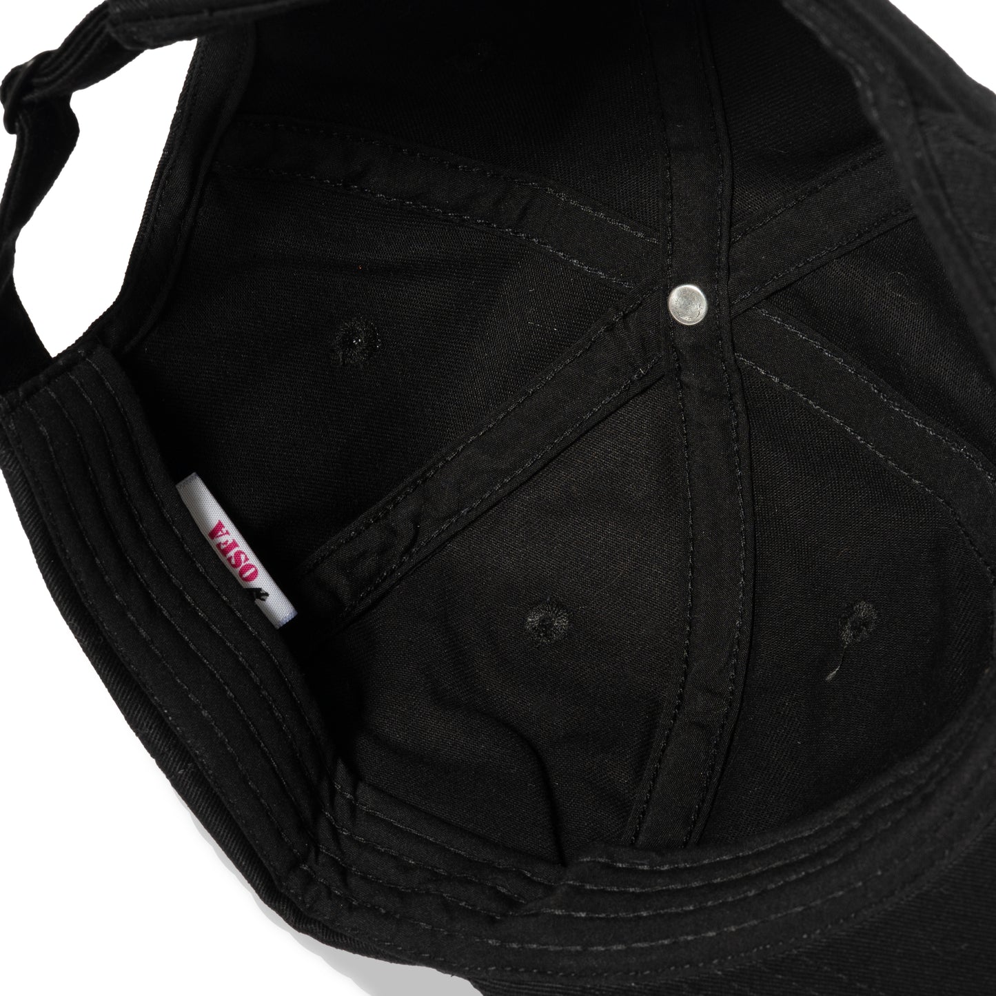 Super Duplicate Core Logo 6 Panel Hat in Black