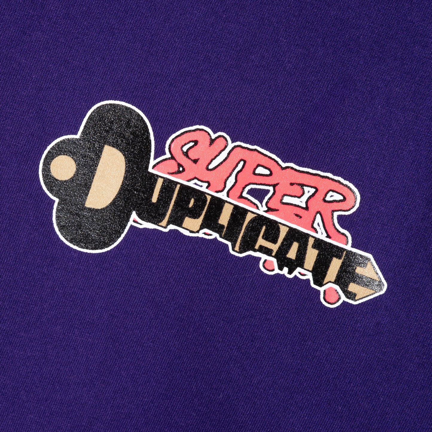 Super Duplicate Core Logo Tee in Purple