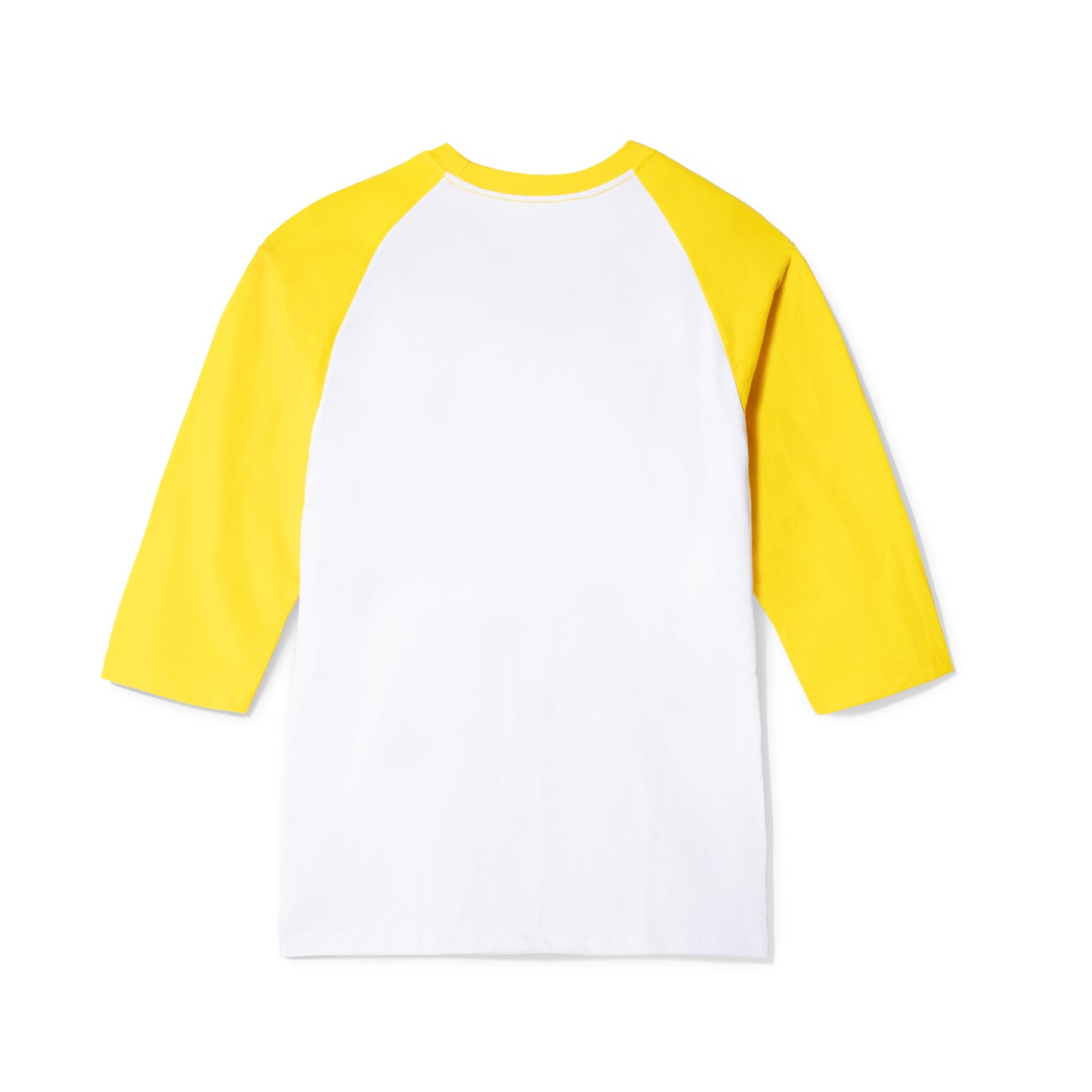 YOU KNOW... We Edn Angel Raglan Tee in Yellow/White