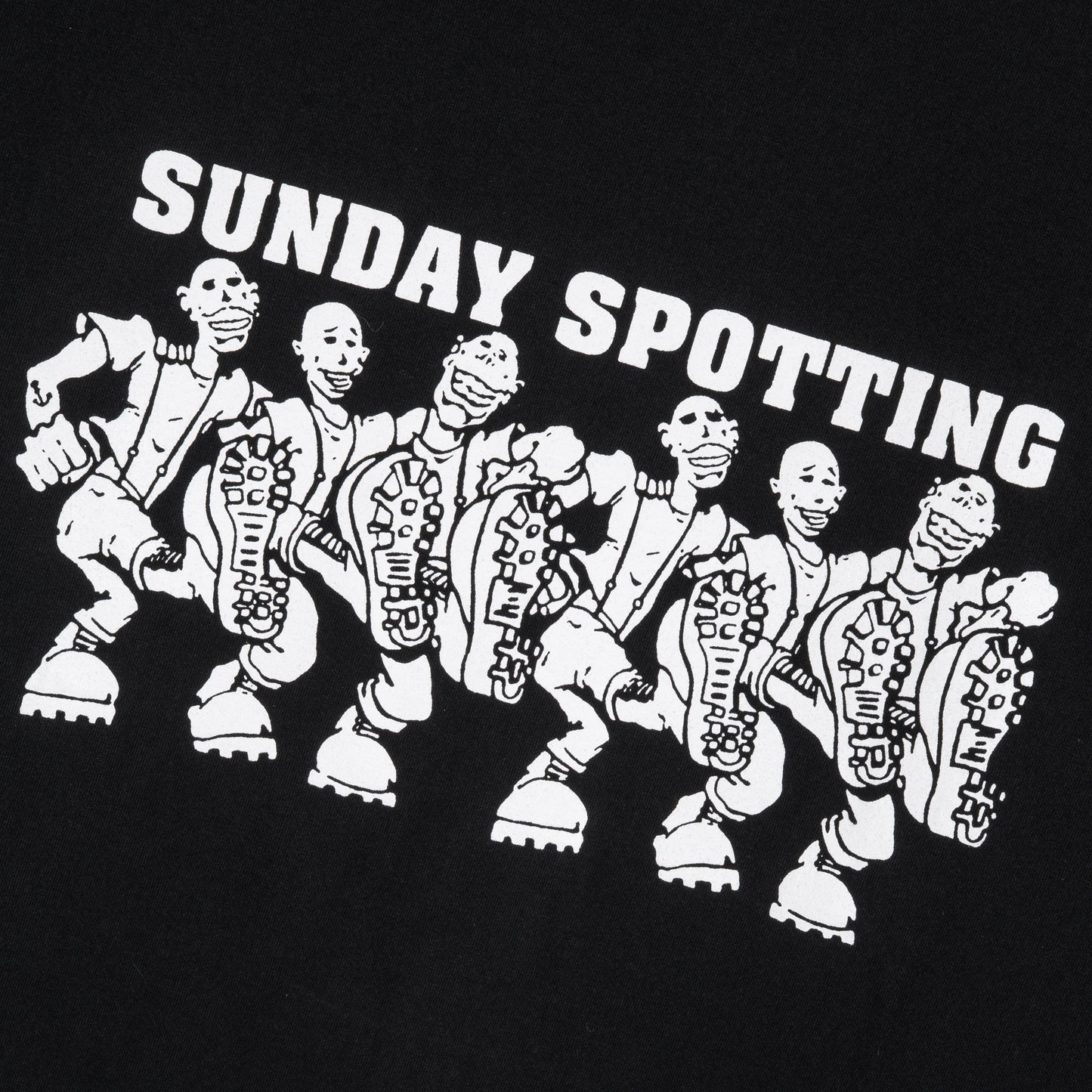 Sunday Spotting SBS Tee in Black