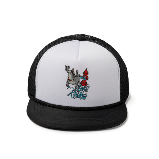 YOU KNOW… Where You Skillz at Trucker Cap in Black/White