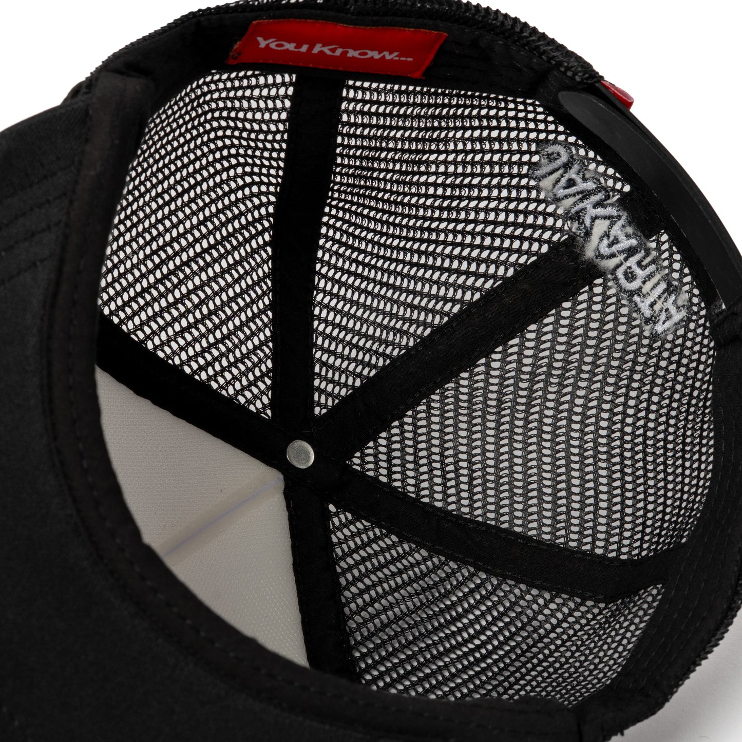 YOU KNOW… Where You Skillz at Trucker Cap in Black/White