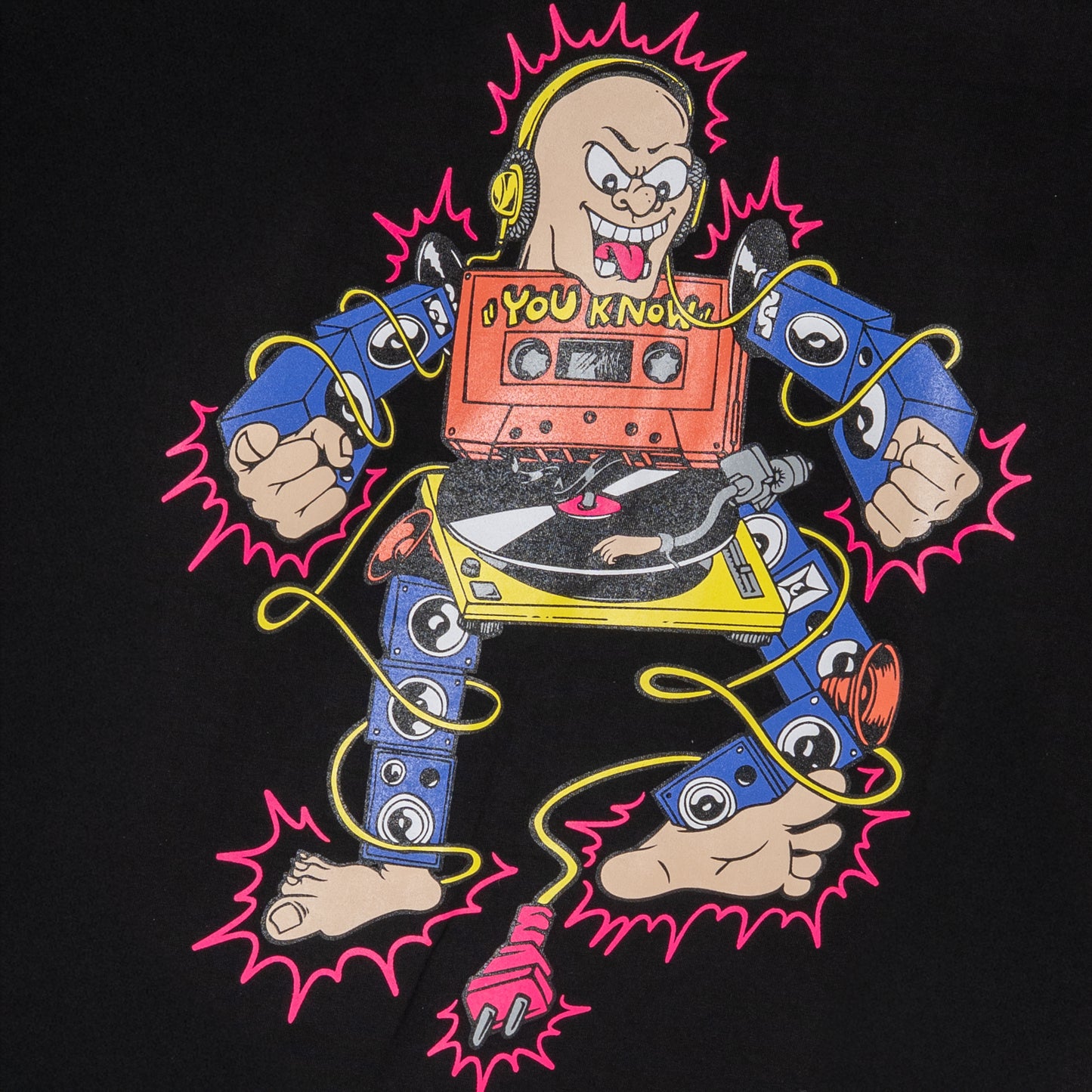 YOU KNOW… Beats To The Rhyme Tee in Black