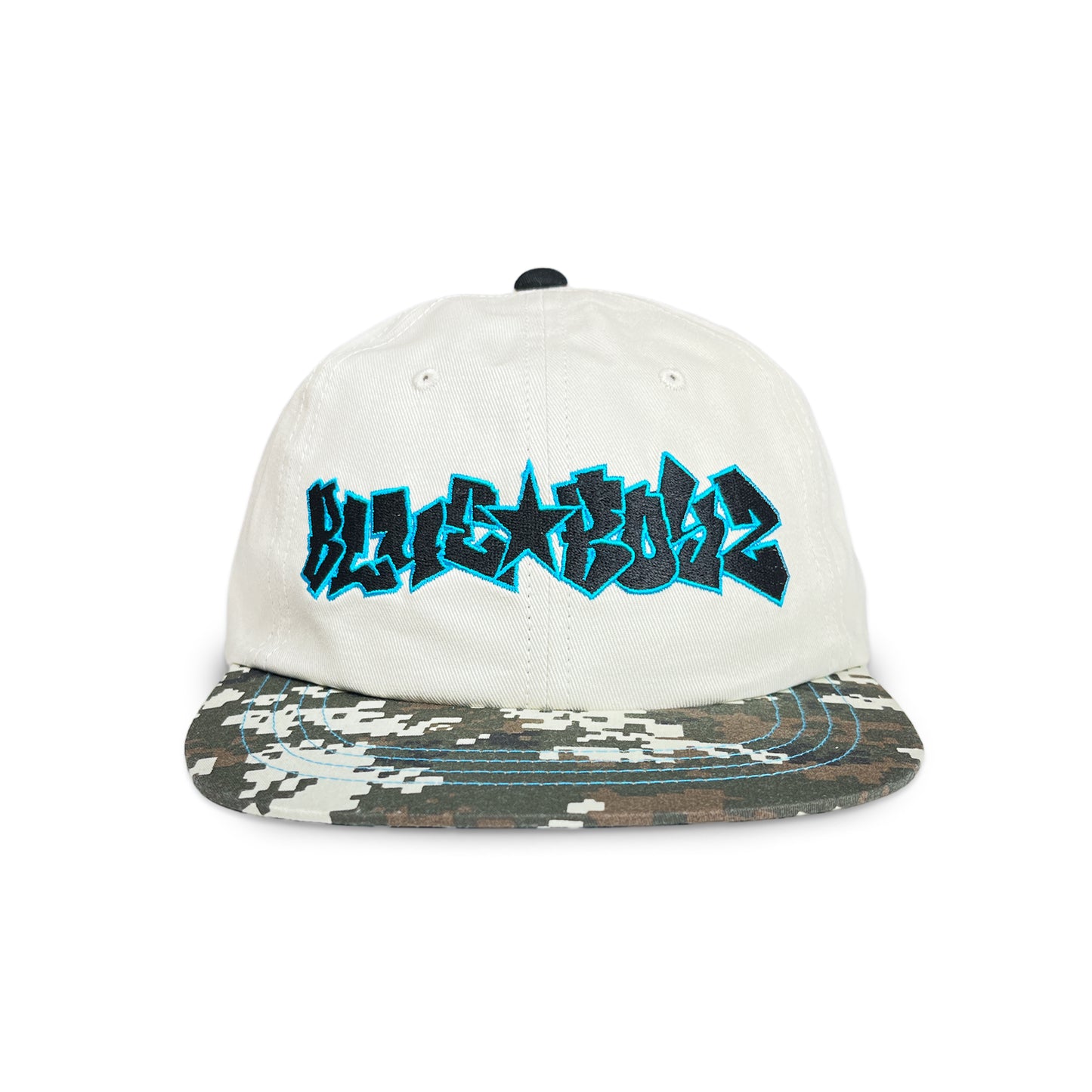 หมวกแก๊ป BBSC Graff สีขาวครีม/ลายพราง