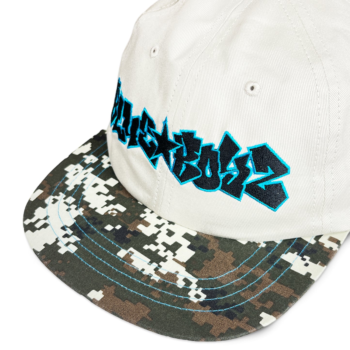 หมวกแก๊ป BBSC Graff สีขาวครีม/ลายพราง