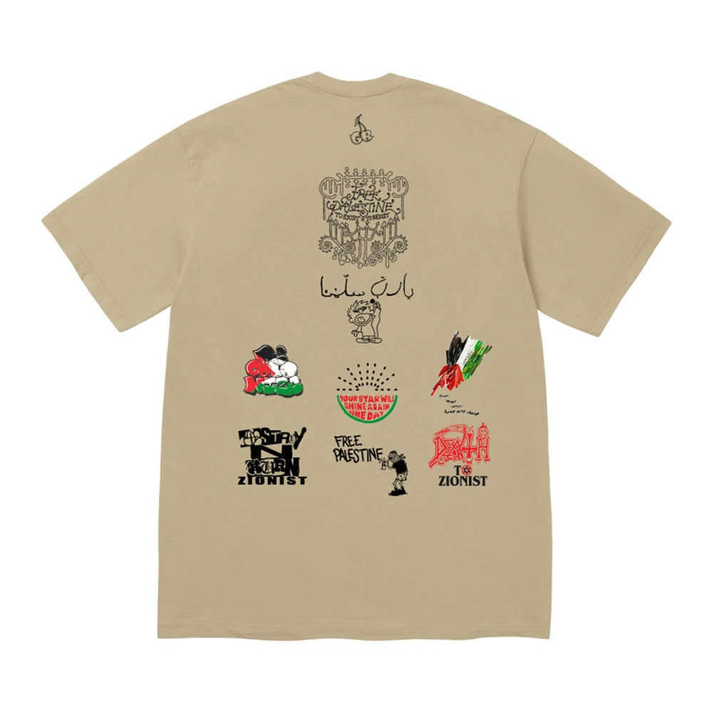 Down For This Tee in Beige