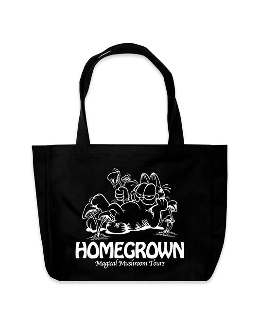 Garlfield Mushy tote bag in Black