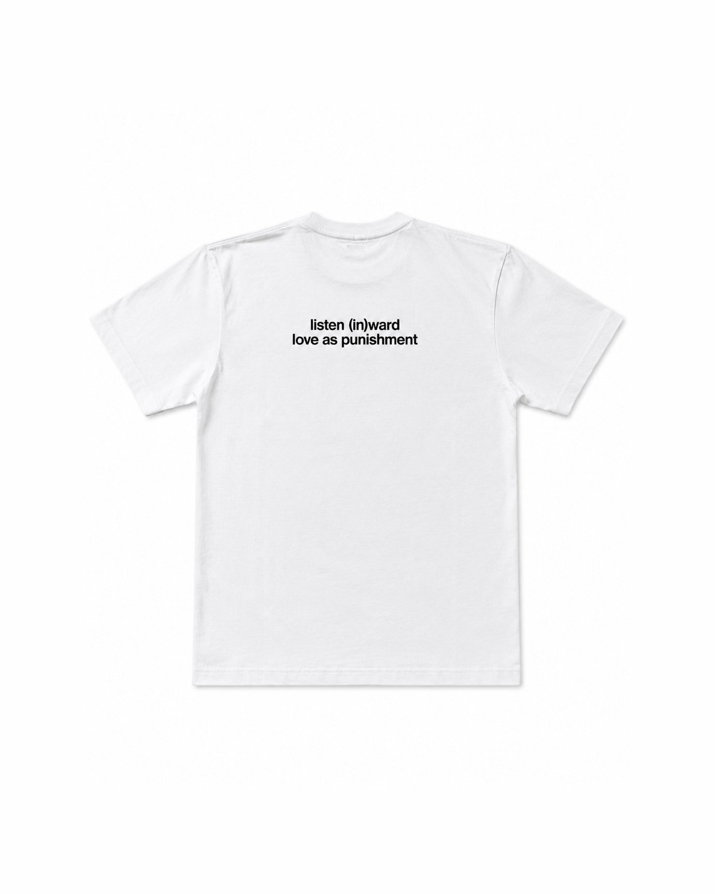 LaP - Listen (in)ward Tee - White