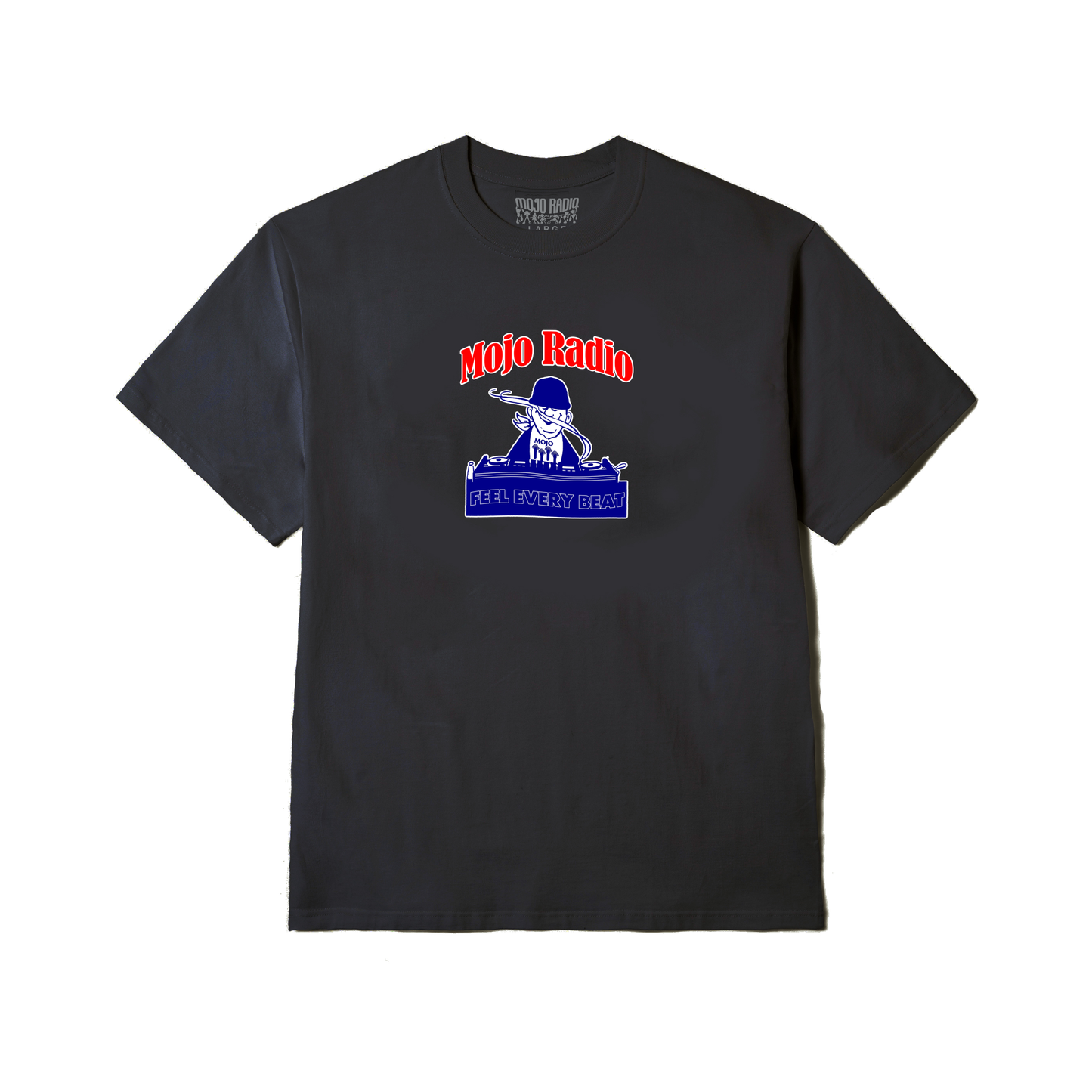FEEL EVERY BEAT IN BLACK TEE