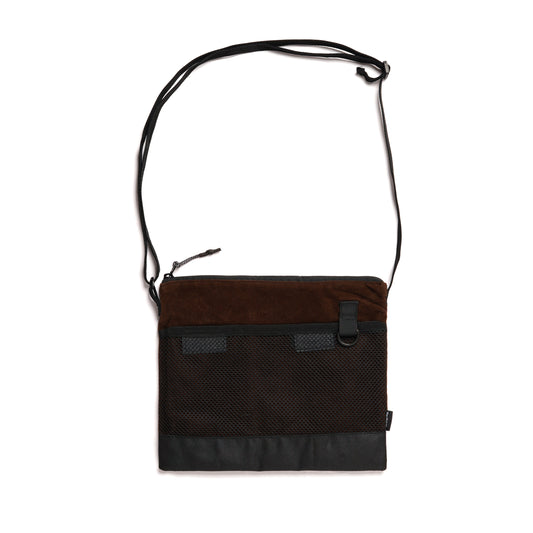 YOU KNOW... Sacoche Bag Brown Velvet