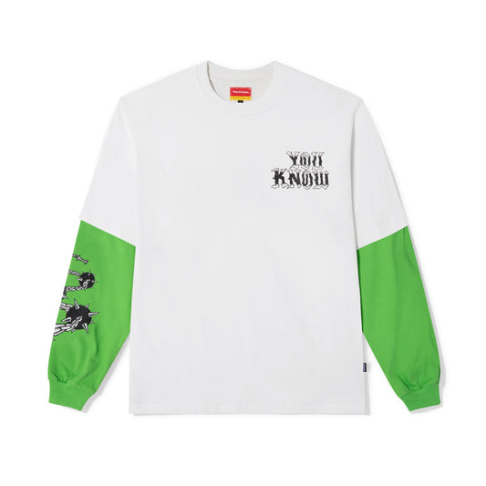 You Know... Dodie Sadat Wrecking Balls Tee White Green