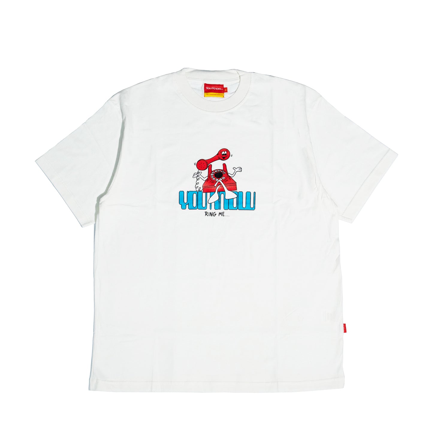 You Know… Ring Me Tee in White