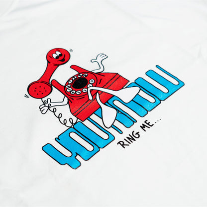 You Know… Ring Me Tee in White