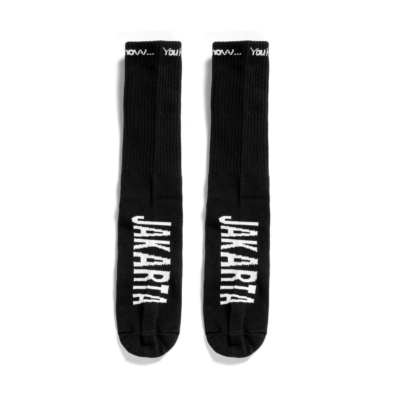 YOU KNOW… Jakarta Socks Black/White