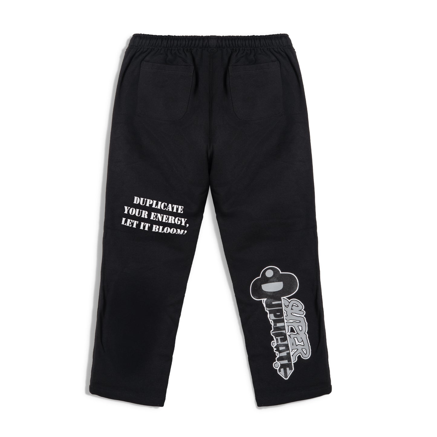 Super Duplicate Your Energy Sweatpants in Black