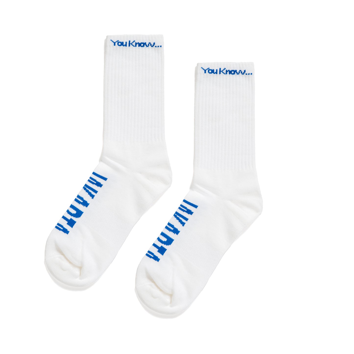 YOU KNOW… Jakarta Socks White/Blue