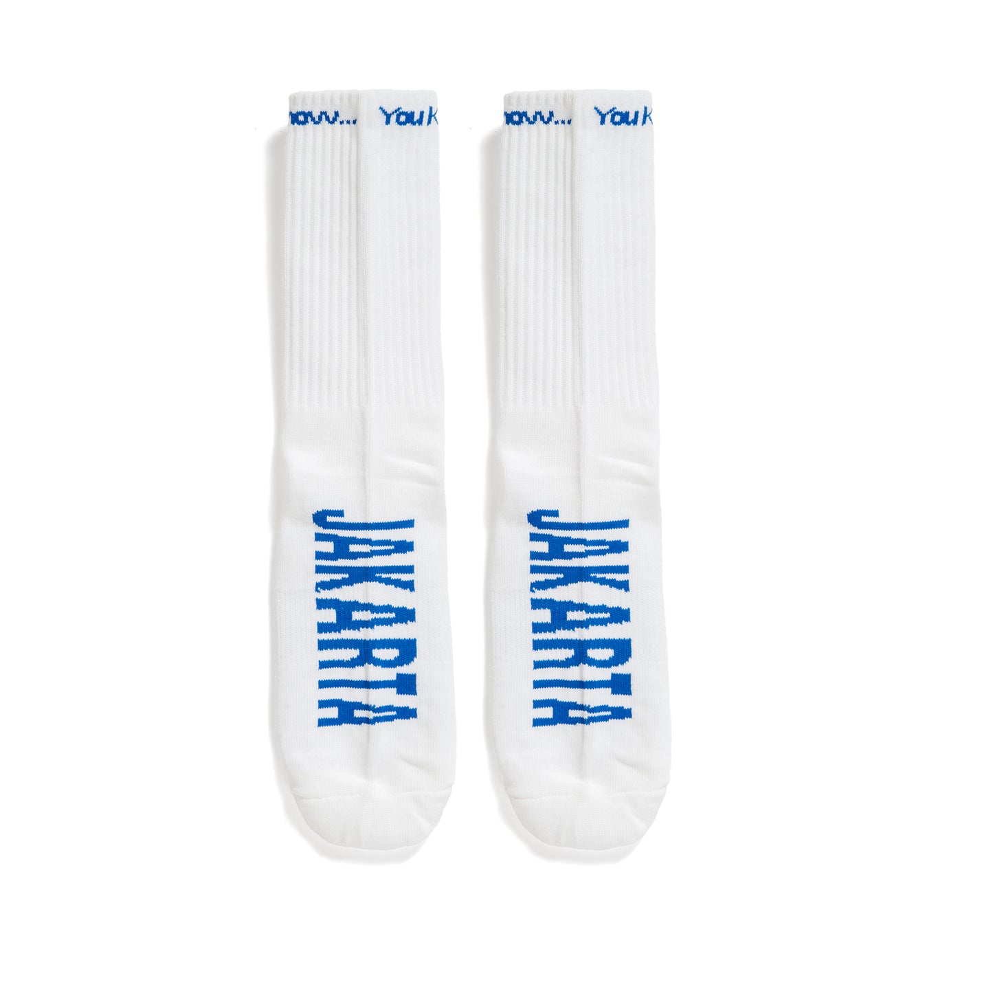 YOU KNOW… Jakarta Socks White/Blue