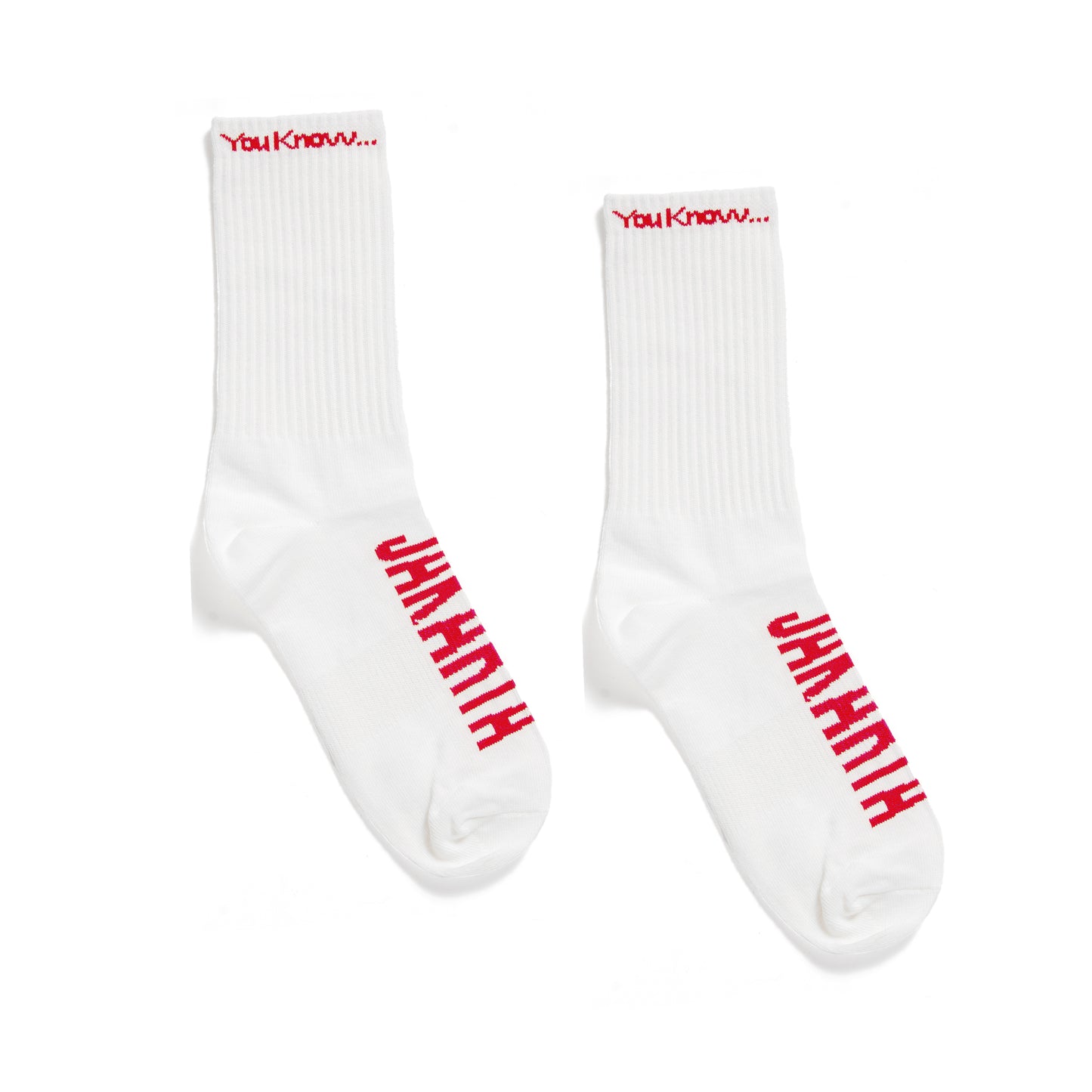 YOU KNOW… Jakarta Socks White/Red