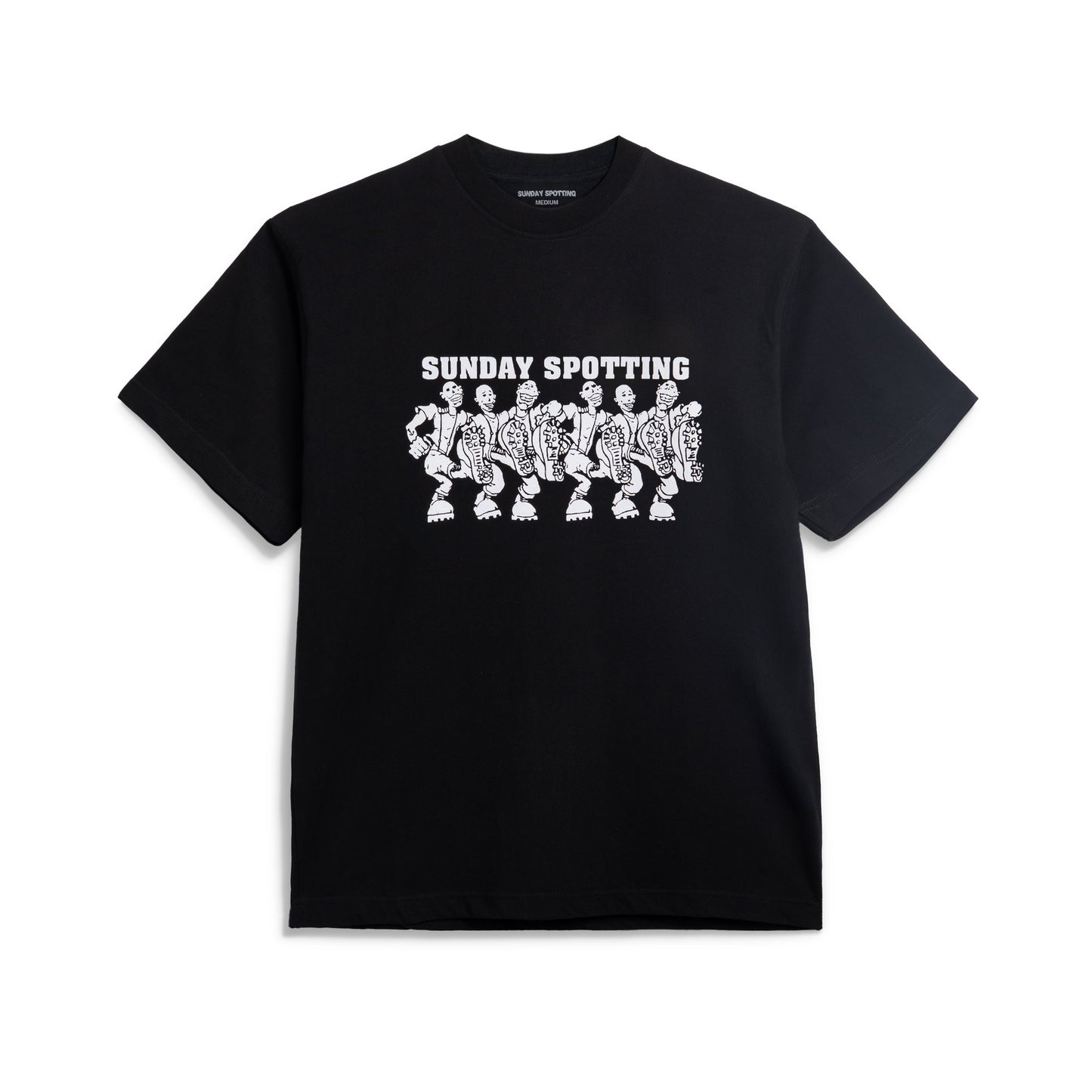 Sunday Spotting SBS Tee in Black