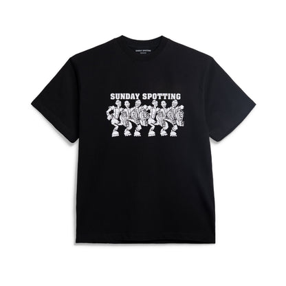 Sunday Spotting SBS Tee in Black