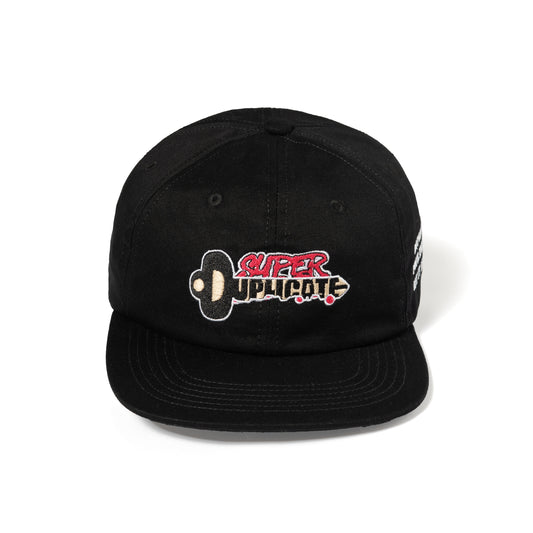 Super Duplicate Core Logo 6 Panel Hat in Black