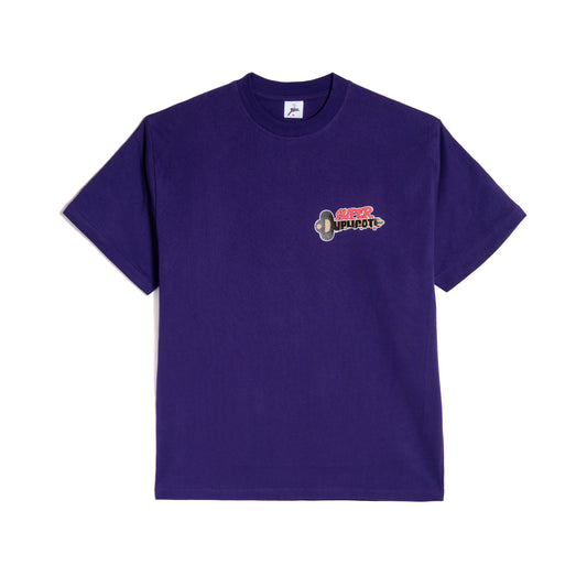 Super Duplicate Core Logo Tee in Purple