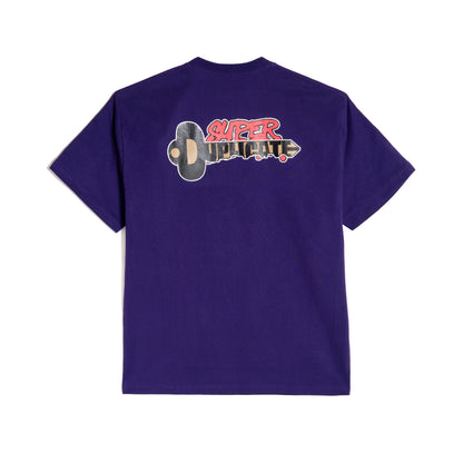 Super Duplicate Core Logo Tee in Purple