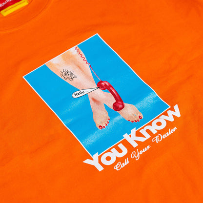 You Know… Call Your Dealer Tee in Orange