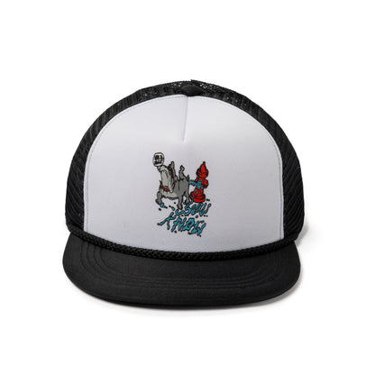 YOU KNOW… Where You Skillz at Trucker Cap in Black/White