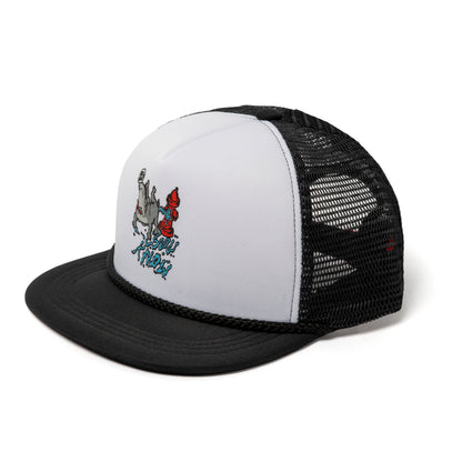 YOU KNOW… Where You Skillz at Trucker Cap in Black/White