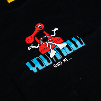 You Know… Ring Me Tee in Black