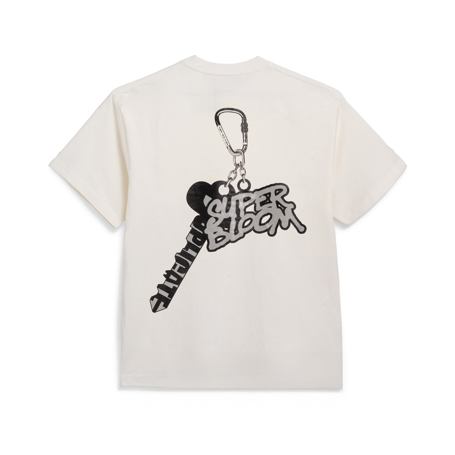 Super Duplicate Keychain Tee in White