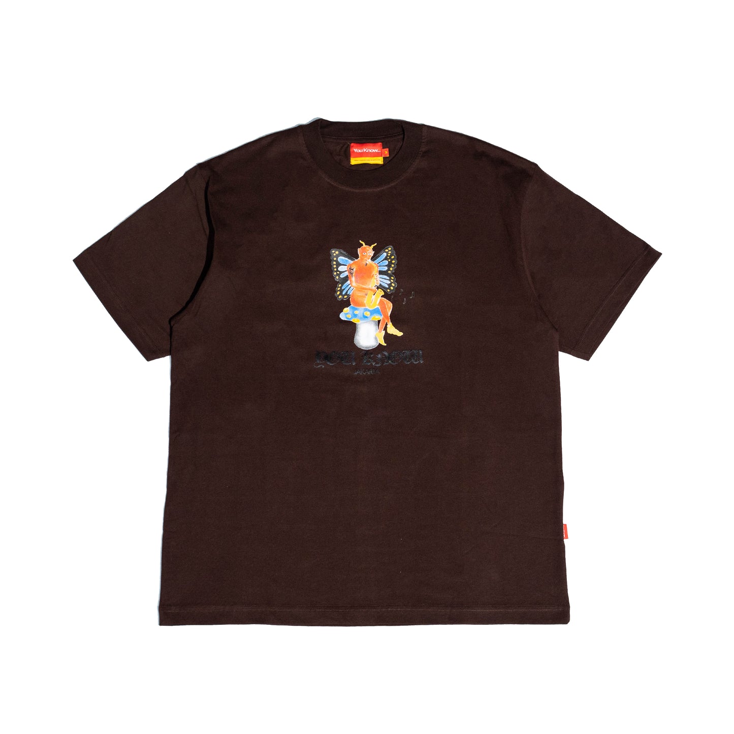 You Know… Jazz Devil Tee in Dark Coffee