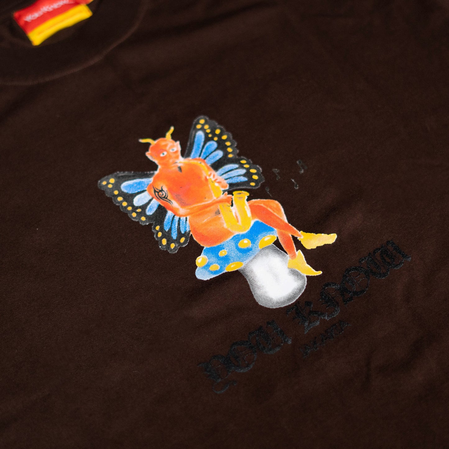 You Know… Jazz Devil Tee in Dark Coffee
