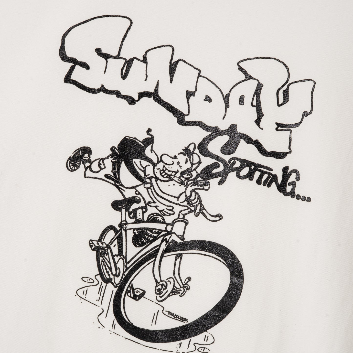 Sunday Spotting Tomyord Tee in White