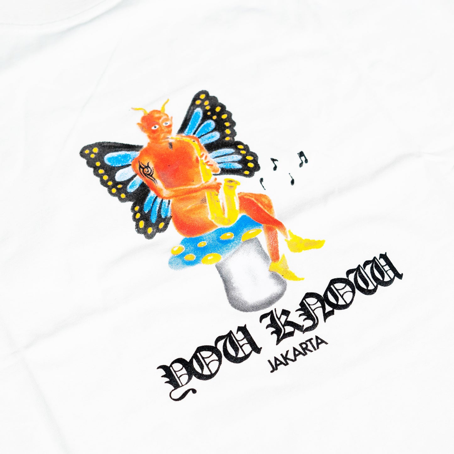 You Know… Jazz Devil Tee in White