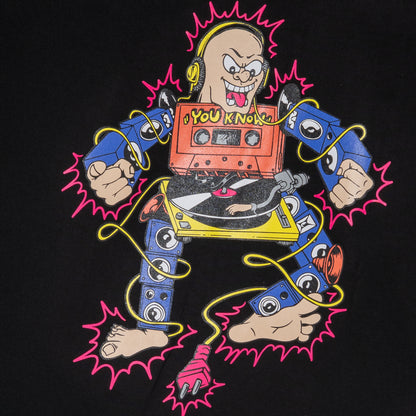 YOU KNOW… Beats To The Rhyme Tee in Black