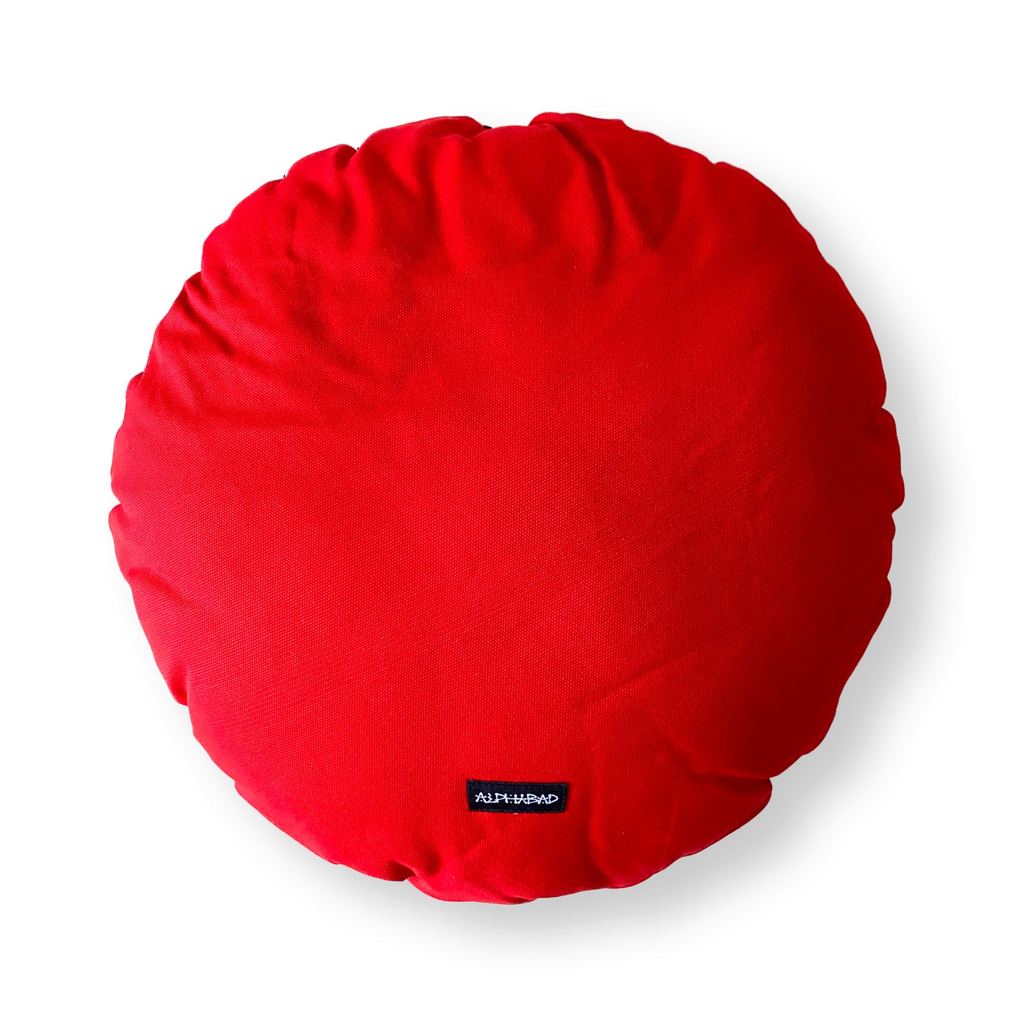 Alphabad Round Cushion Red