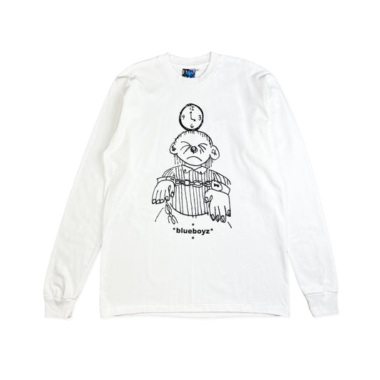 BBSC Crime Time L/S Tee White
