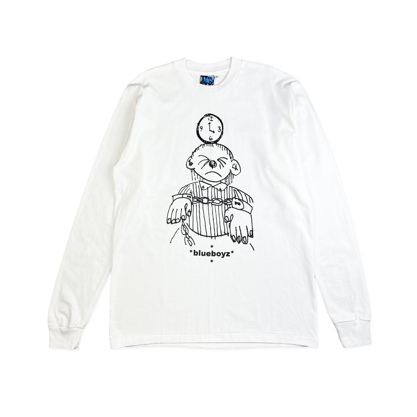 BBSC Crime Time L/S Tee White