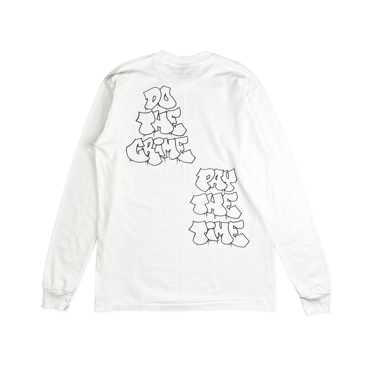 BBSC Crime Time L/S Tee White