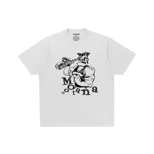 Big Stronger Tee in White