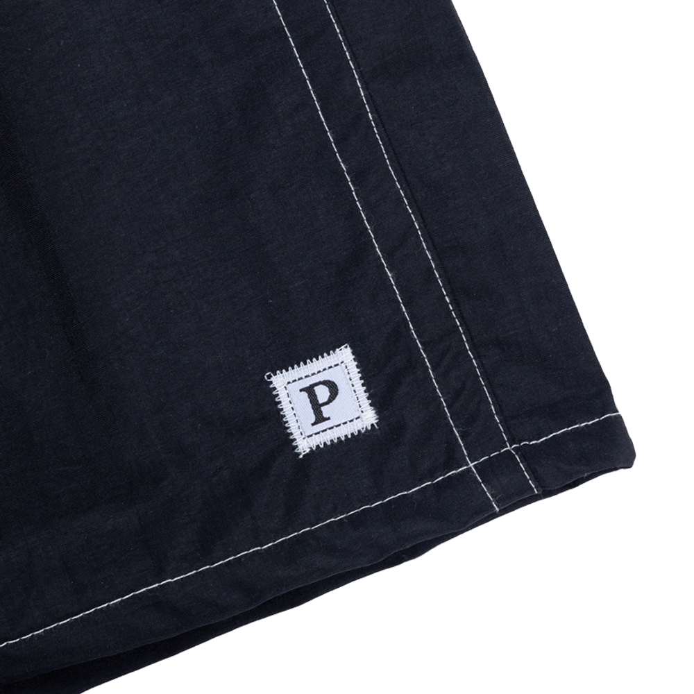 Plain Square Logo P - Blk/Wht