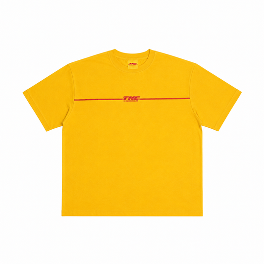 THC line logo Tee in Yellow