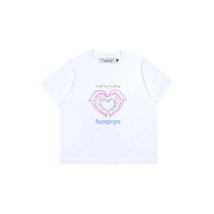 DOLPHIN BABY TEE WHITE