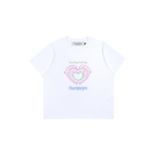 DOLPHIN BABY TEE WHITE
