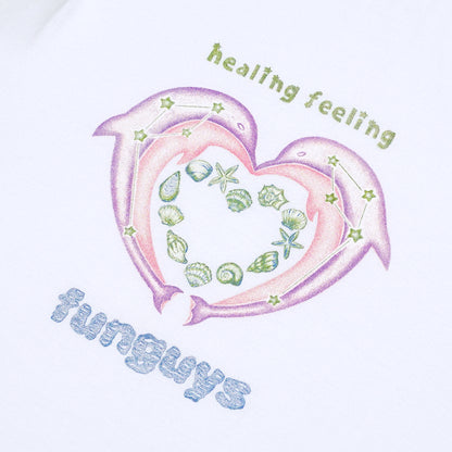 DOLPHIN BABY TEE WHITE