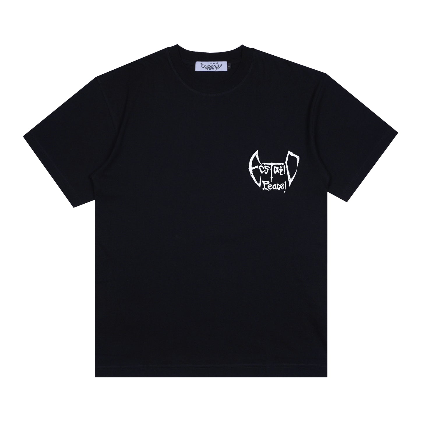 ECSTATIC PEACE TEE BLACK